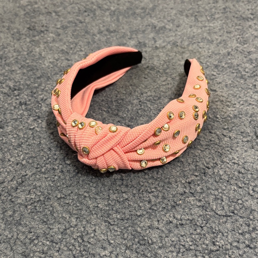 Pink Studded Headband